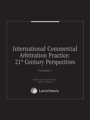 cover image of International Commercial Arbitration Practice